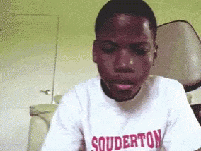Funny Boy Playful Terrified GIF