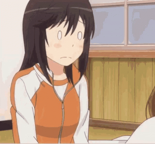 Nervous Anime Girl Terrified GIF
