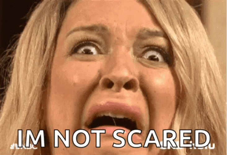 Terrified GIF