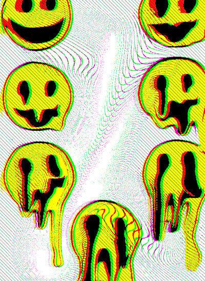 Terror Smile Emoji GIF