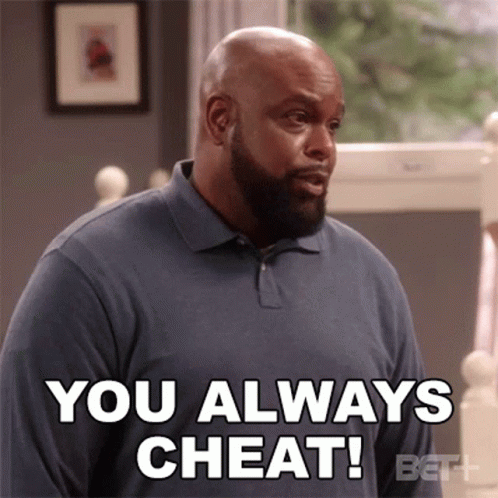 Terry Carson You Always Cheat Cheaters GIF
