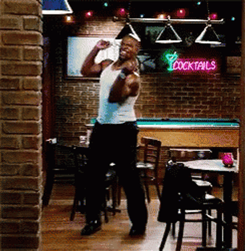 Terry Crews Happy Victory Dance GIF