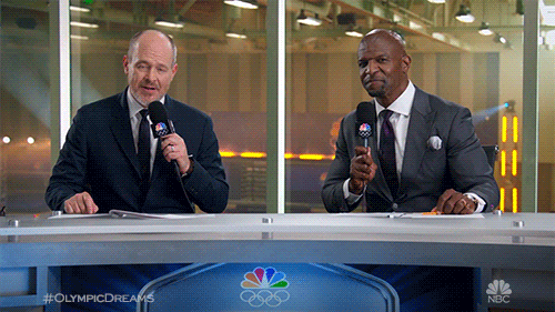 Terry Crews Rich Eisen Olympic Hosting GIF