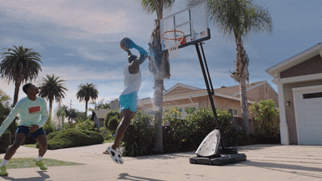 Terry Crews Slam Dunk Ground Hole GIF