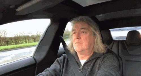 James May Driving A Tesla GIF