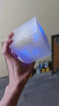 Amazing Glow In The Dark Tesseract GIF