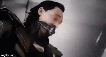 Loki Picking Up Tesseract Then Disappears GIF