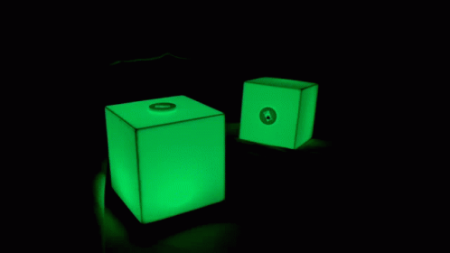 Glow In The Dark Tesseract Cubes GIF