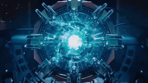 Tesseract Unleashing Laser Beam GIF
