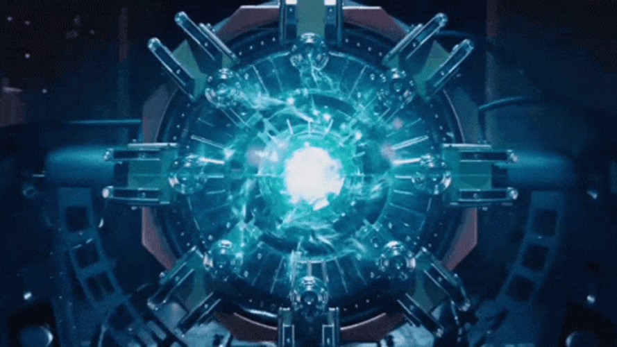 Tesseract Unleashing Laser Beam GIF