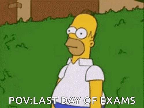 Test Day Homer Simpson Vanishing In Bushes GIF