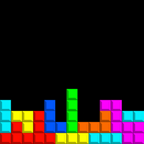 Tetris Social Distancing GIF