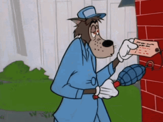 Tex Avery Wolf Tex Avery Wolf Boum Gif GIF