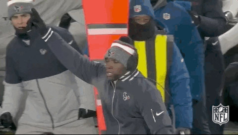 Texans Coach Running GIF