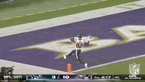 Texans Player Throw The Ball GIF