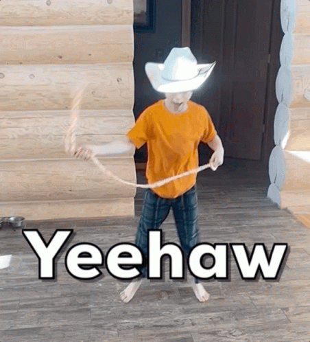 Kid Little Boy Happy In Texas GIF