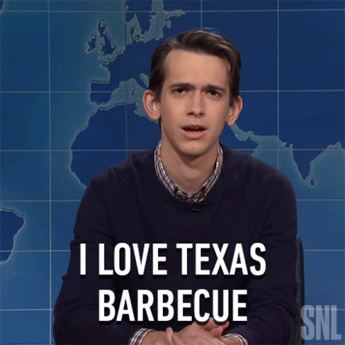 Alexis I Love Texas Barbecue GIF