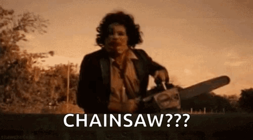 Texas Chainsaw Leatherface Run Chase GIF