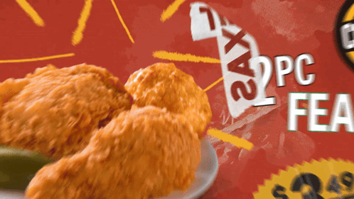 Texas Fried Chicken Feast GIF