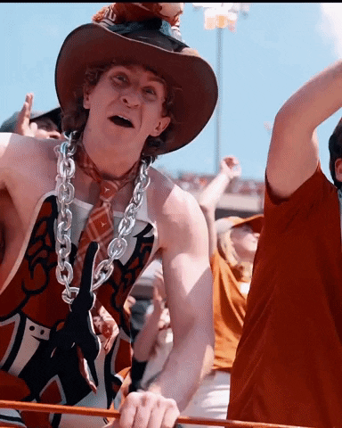 Texas Longhorns Fans Cheers GIF