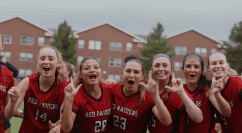 Texas Tech Lady Riaders Cheering GIF
