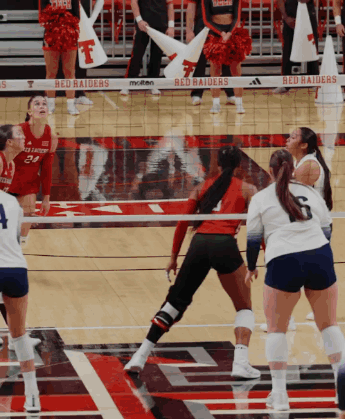 Texas Tech Volleyball On Game GIF