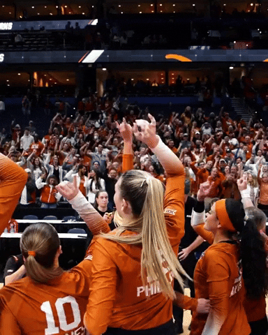 Texas Women's Volleyball Longhorns GIF