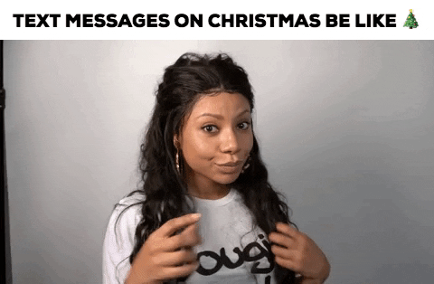 Text Message Merry Christmas Meme GIF