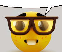 Textbubble Nerd Sticker GIF