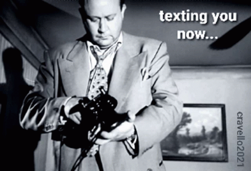 Classic Tol Avery Texting You Now Meme GIF