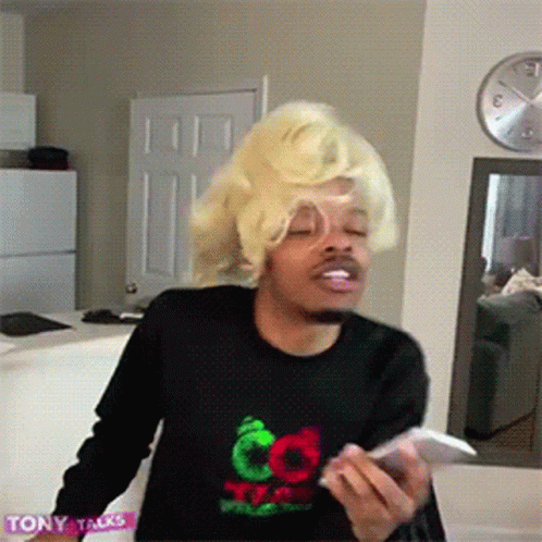 Antonio Baldwin Frantic Texting GIF