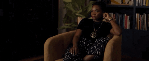 Teyonah Parris Of Candyman Sitting GIF