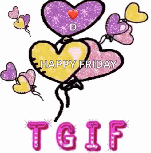 Tgif Meme Heart Balloon GIF