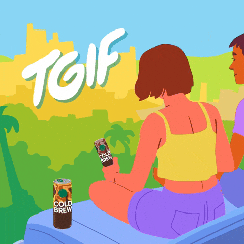 Tgif Meme Sitting On Car Hood GIF