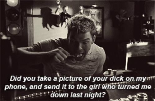 Thad Castle Alan Ritchson Eating Food GIF