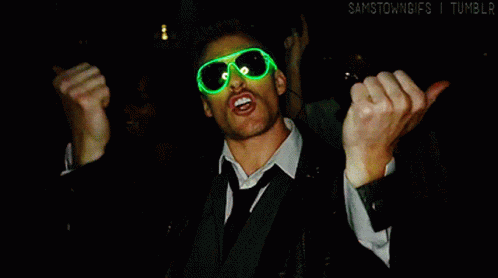 Thad Castle Alan Ritchson Party Night GIF