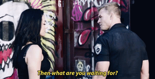 Thad Castle Alan Ritchson What Are You Waiting For GIF