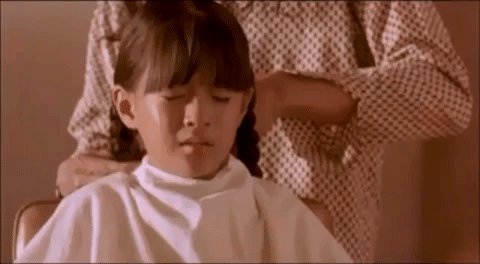 Thai My Girl Hair Cut GIF