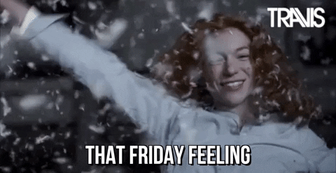 Thank God Its Friday Girl Spinning GIF