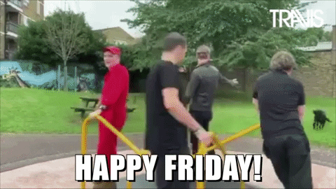 Thank God Its Friday Happy Playing GIF