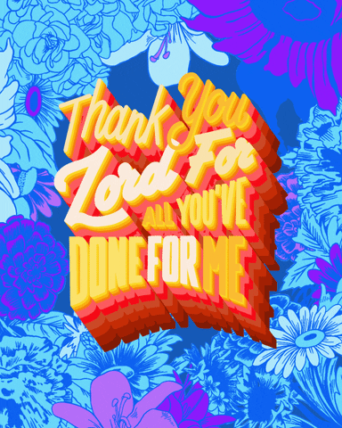 Thank God Pop Text GIF