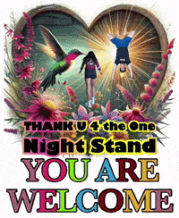 Thank U 4 the One Night Stand You Are Welcome Poster