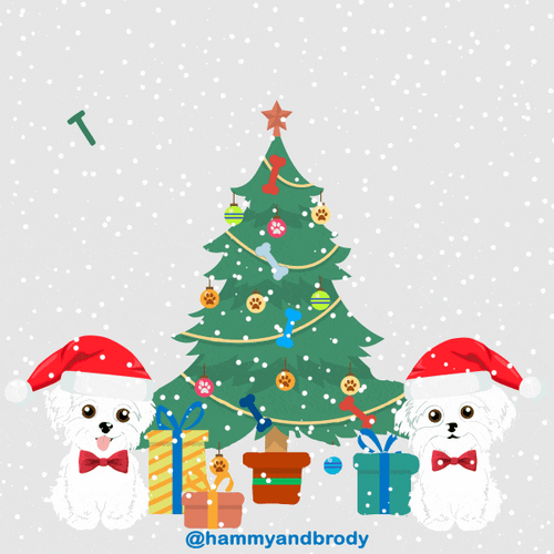 Thank You And Merry Christmas Giving Tree GIF