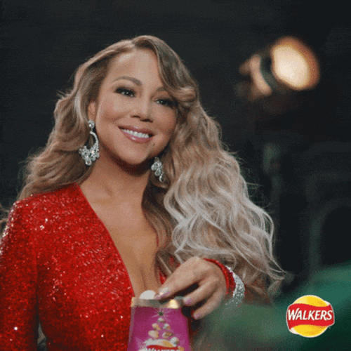 Thank You And Merry Christmas Mariah Carey Bite GIF