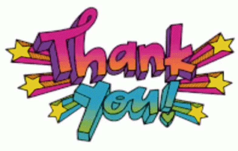 Thank You Animated Text GIF