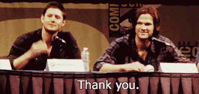 Thank You Asl Jensen Ackles GIF