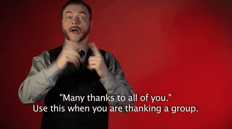 Thank You Asl Thanks To All Of You GIF