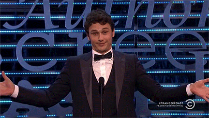 James Franco Thank You Bow GIF