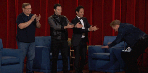 Thank You Bow By Bill Hader With Friends GIF