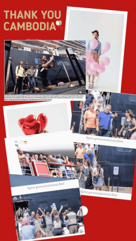 Thank You Cambodia Peace And Love GIF